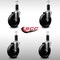 Service Caster 5'' SS Phenolic Wheel Swivel 1-1/4'' Expanding Stem Caster Set, 4PK SCC-SSEX20S514-PHS-114-4 - alternate 3